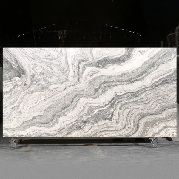 Tiger White marble slab