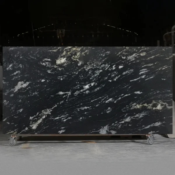 Titanium Black granite slabs