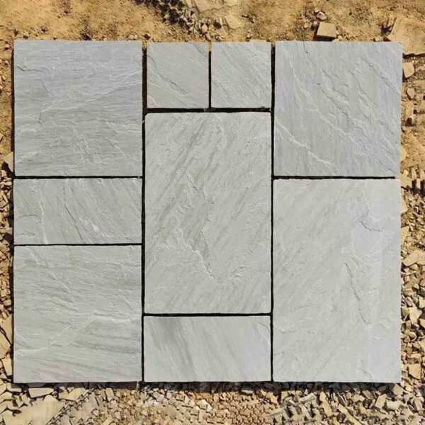 kandla grey natural stone paving