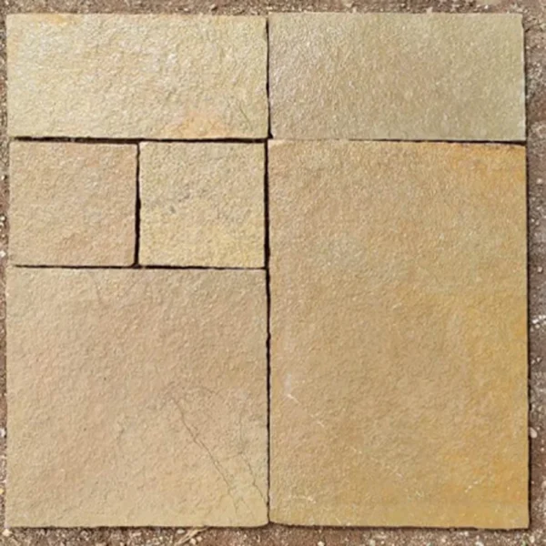 tandur yellow natural stone paving