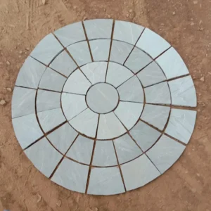 Kandla Grey circle paving