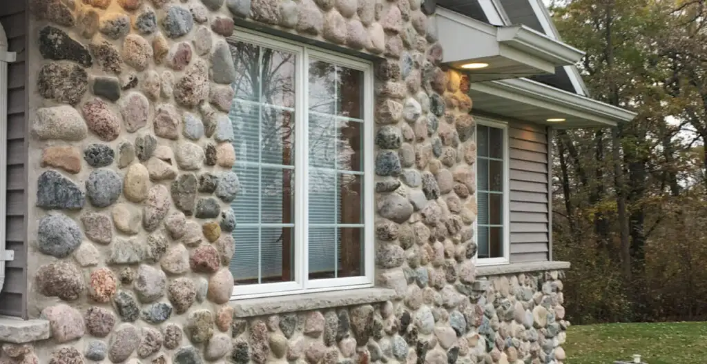 cobblestone wall cladding