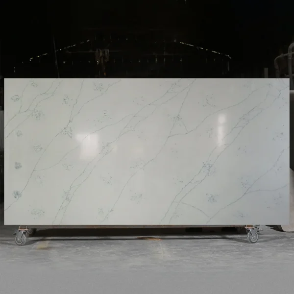 Calacatta Florence Blue quartz slab