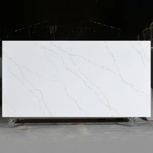 Calacatta Vision Gold quartz slab