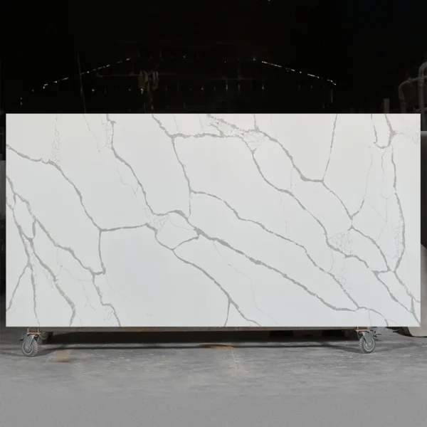 Calacutta Romano quartz slab