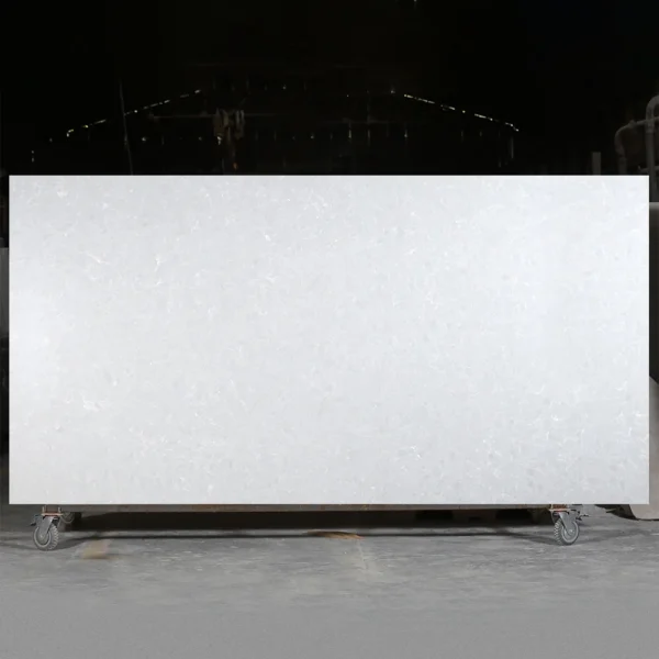 Orion White quartz slab