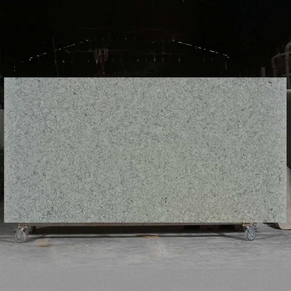 Triton White quartz slab