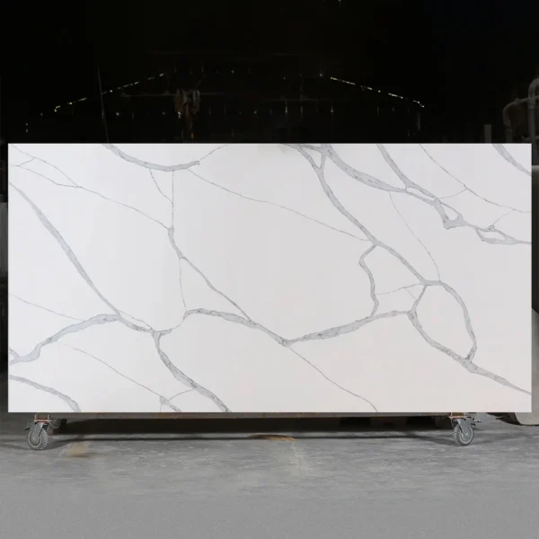 calacatta elegant quartz slab