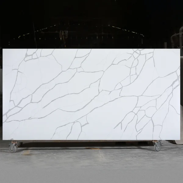 calacatta glacier quartz slab