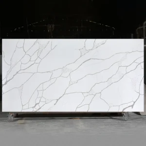 calacatta laza gold quartz slab