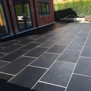 Black Limestone Paving Slabs