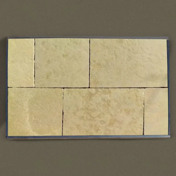 yellow limestone tiles