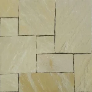 mint yellow natural sandstone slab