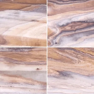 rainbow polished sandstone slab