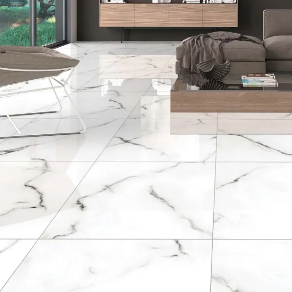 Mek White statuario tiles