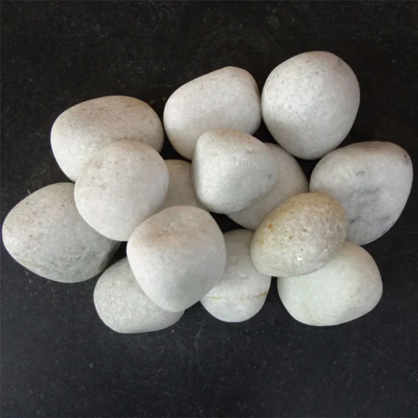 CRYSTAL WHITE PEBBLES STONES