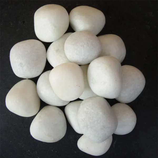 SNOW WHITE PEBBLES STONES