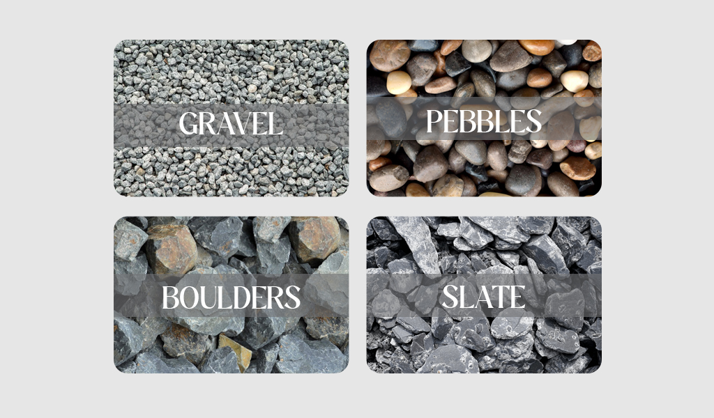 Where to buy large landscaping rocks, choose right type